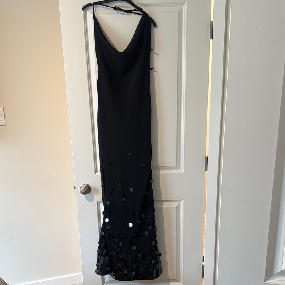 Oh Polly Black Sequin Wedding Dress